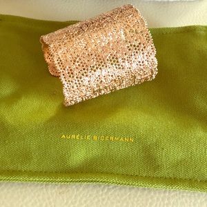 Rose Gold Lace Cuff Bracelet